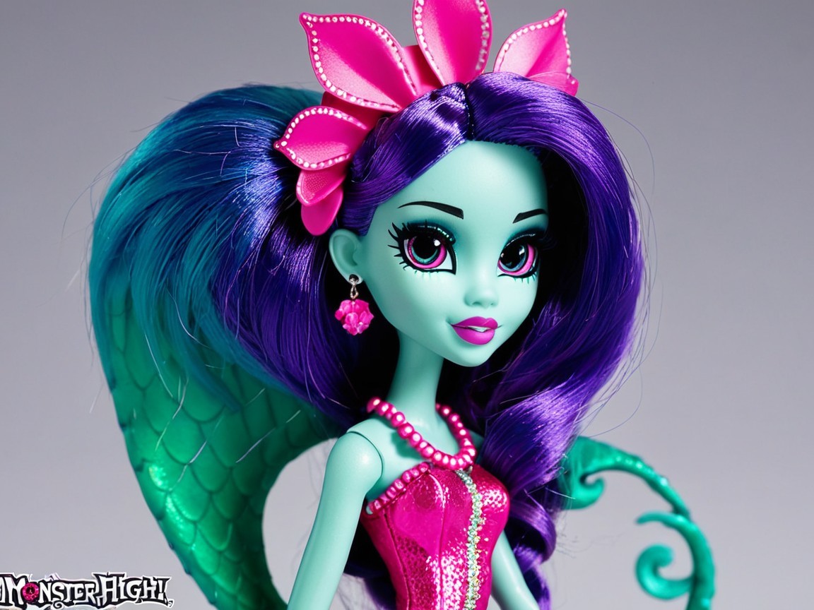 Vibrant Mermaid-Themed Doll from Monster High Collection