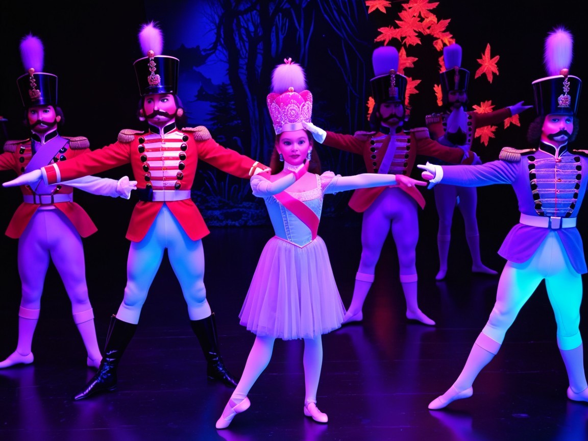 Ballet Performance with Ballerina and Toy Soldiers