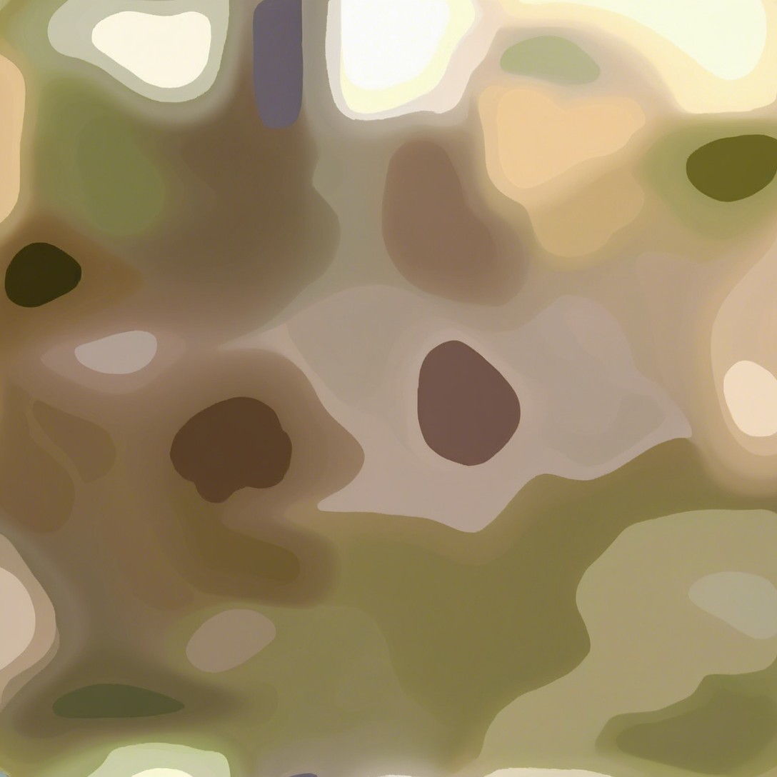 Abstract Organic Pattern in Soft Muted Colors