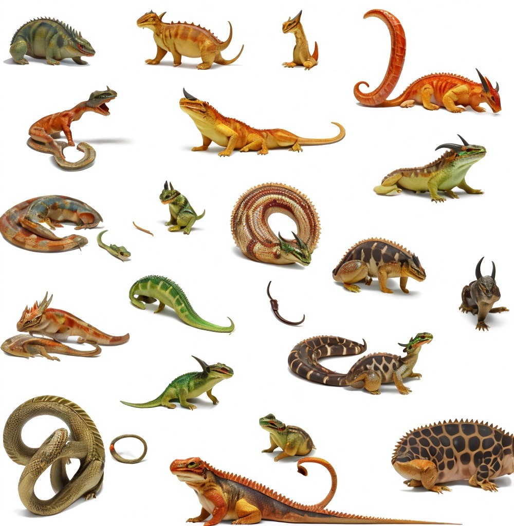 Diverse Collection of Dinosaur and Prehistoric Figurines