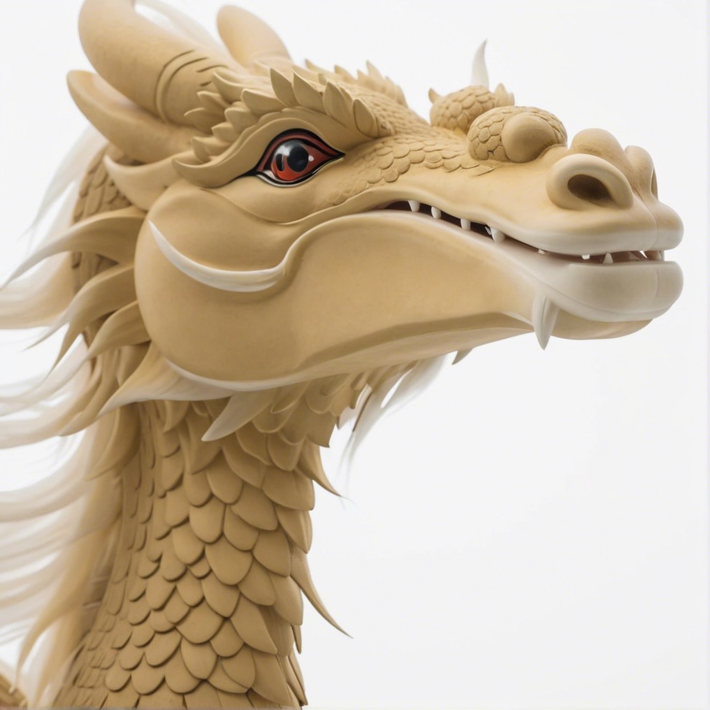 Detailed Description of a Golden Dragon