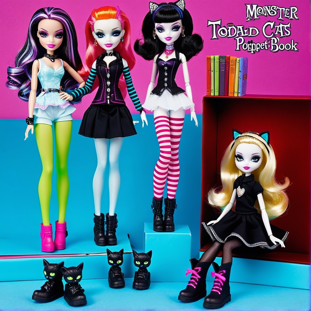 Three Fashion Dolls from Monster High Series