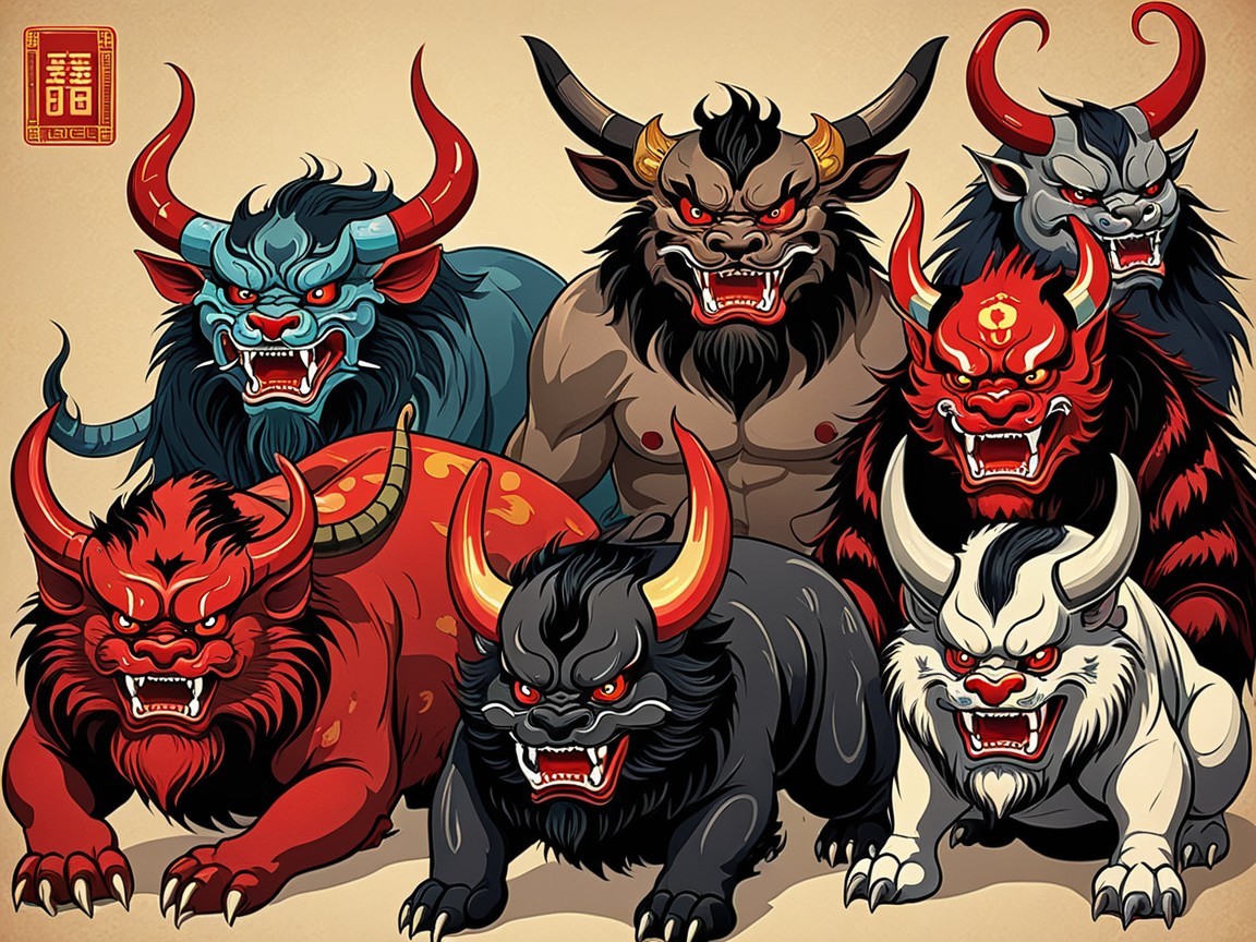 Mythical Creatures as Powerful Guardian Beasts