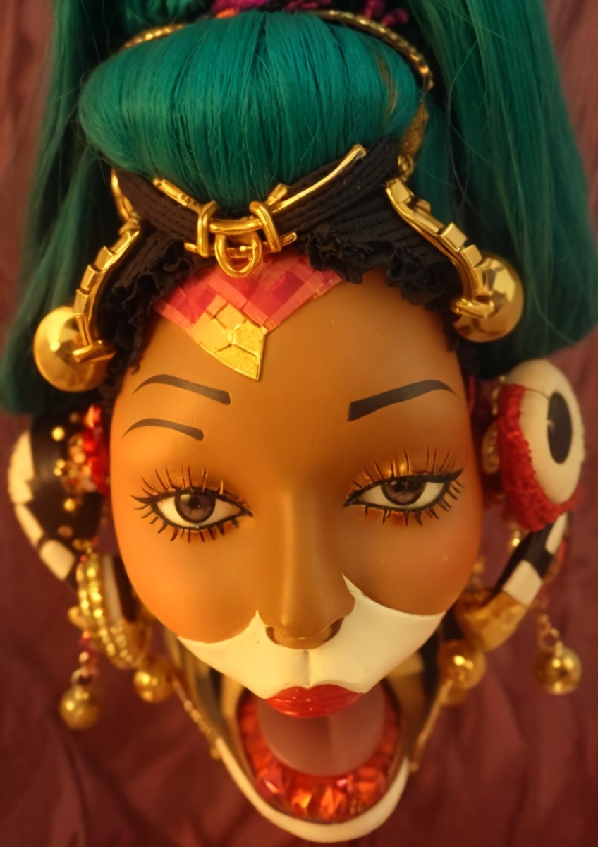 Intricately Designed Doll with Vibrant Accessories