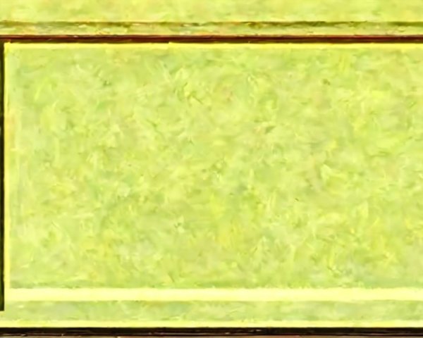 Light green background with colorful framed illustrations