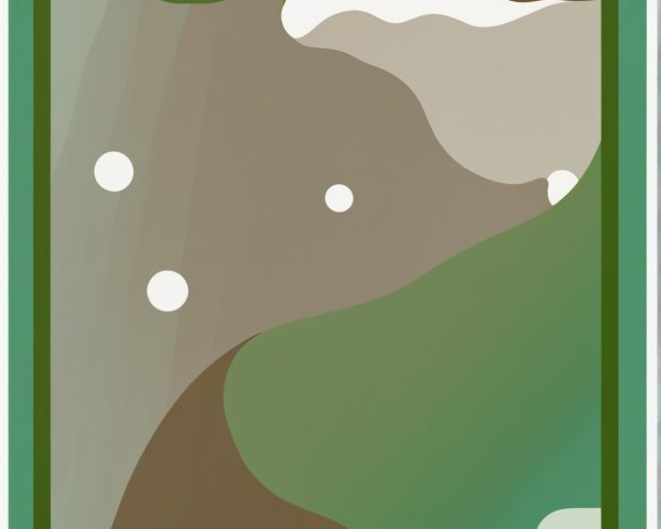Abstract Design with Earthy Tones and Circular Elements