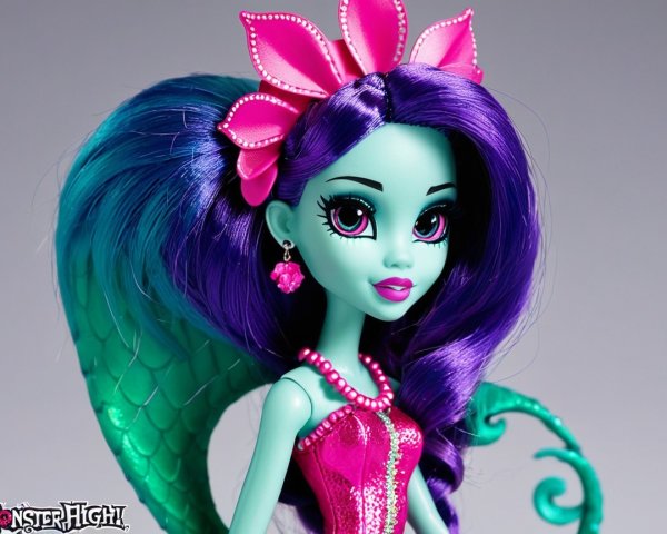 Vibrant Mermaid-Themed Doll from Monster High Collection