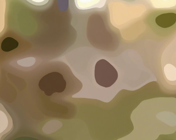 Abstract Organic Pattern in Soft Muted Colors