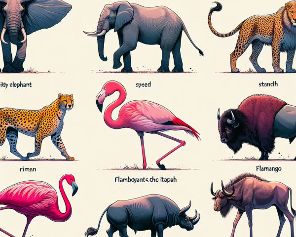 Stylized Animal Illustrations with Playful Labels