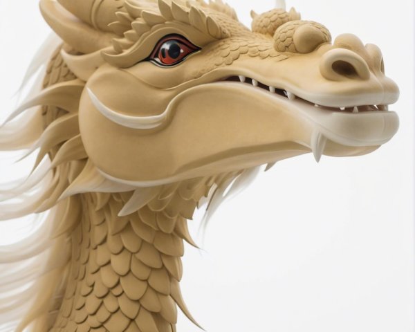 Detailed Description of a Golden Dragon