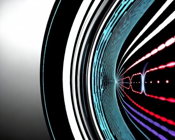 Abstract Representation of Light and Motion in Colors