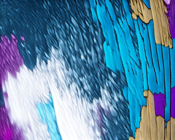 Abstract Composition with Vibrant Colors and Texture