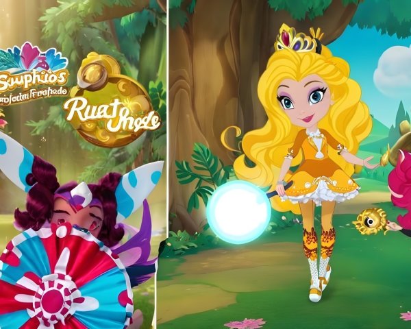 Colorful Animated Characters in a Whimsical Forest