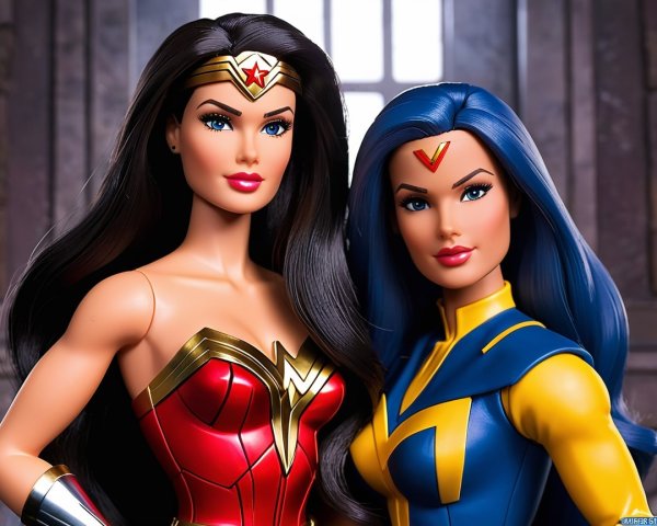 Stylish Dolls Inspired by Iconic Superhero Characters