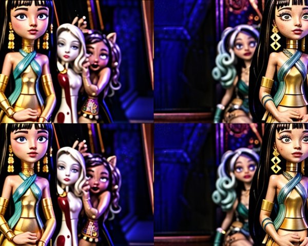 Animated Character Design of an Ancient Queen Figure