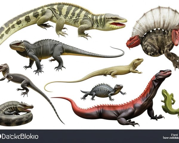Diverse Collection of Lizard-Like Creatures