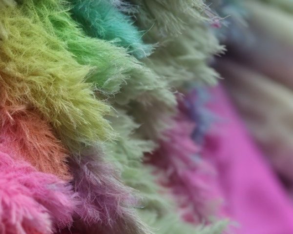 Vibrant Pastel Textured Fabrics in Soft Hues
