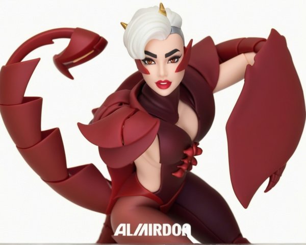 Stylized Action Figure of Fierce Character with Claws