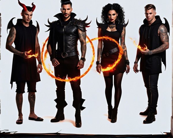 Dark Fantasy Theme with Gothic-Inspired Outfits