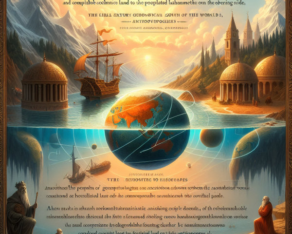 Vintage World Map with Whimsical Geographies