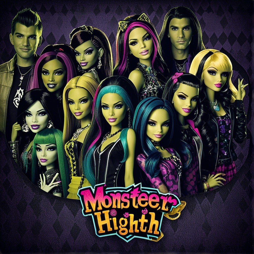 Diverse Dolls from Monster High with Unique Fashion Styles