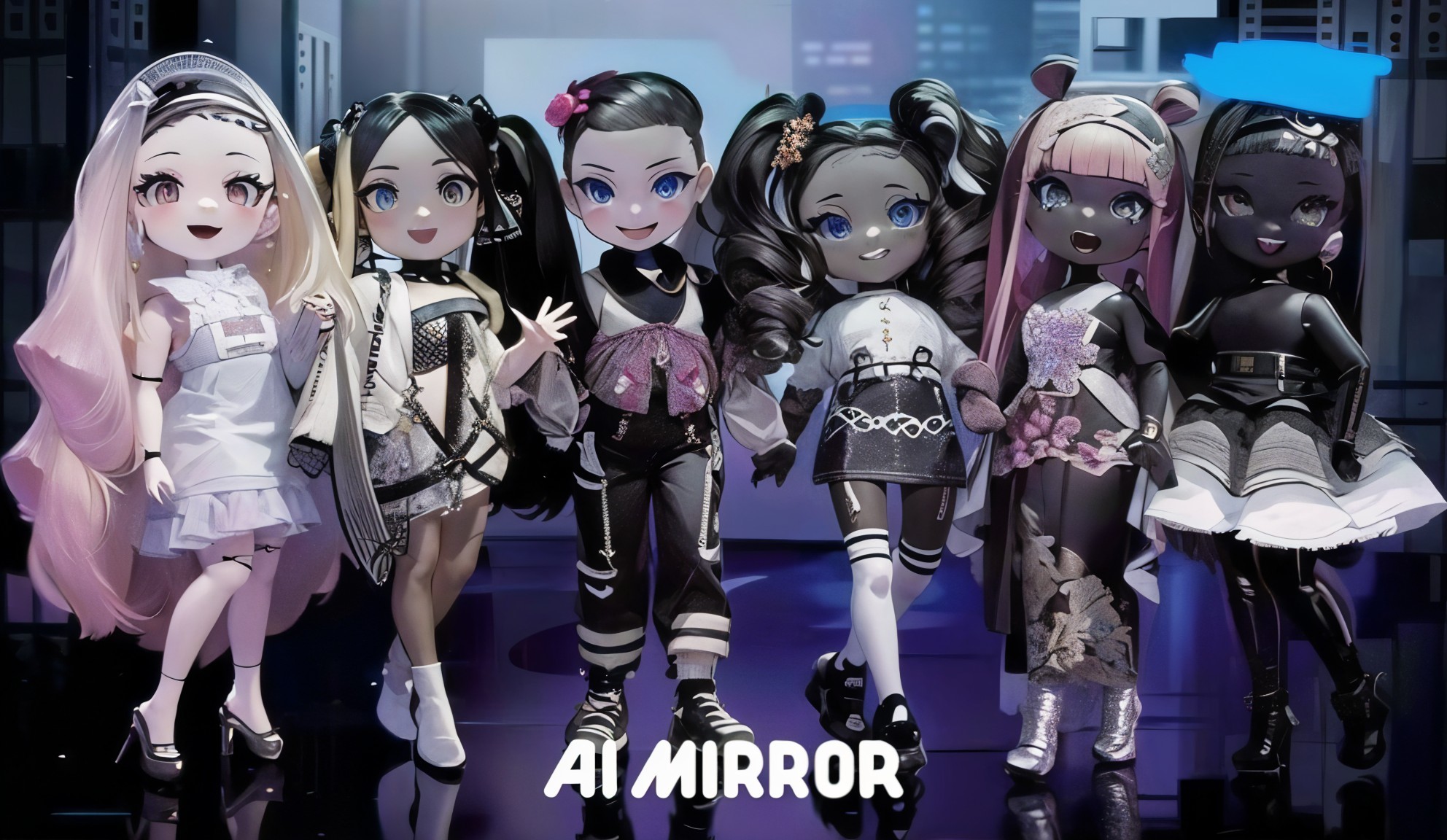 Stylish Dolls with Unique Fashion and Accessories