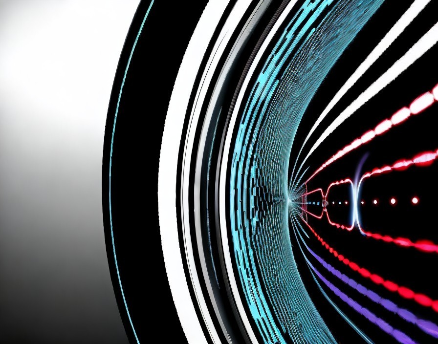 Abstract Representation of Light and Motion in Colors