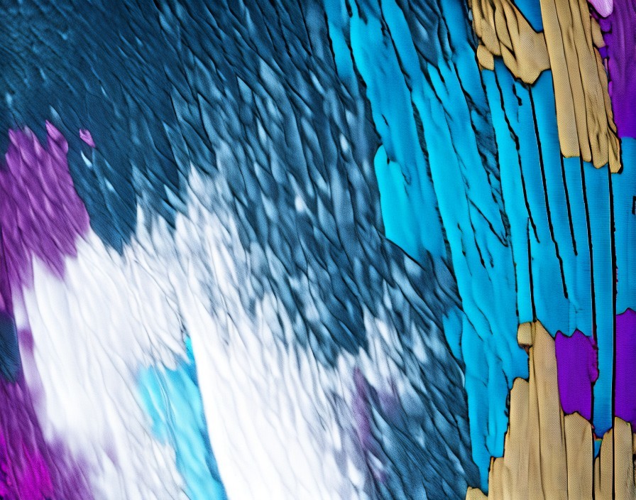 Abstract Composition with Vibrant Colors and Texture