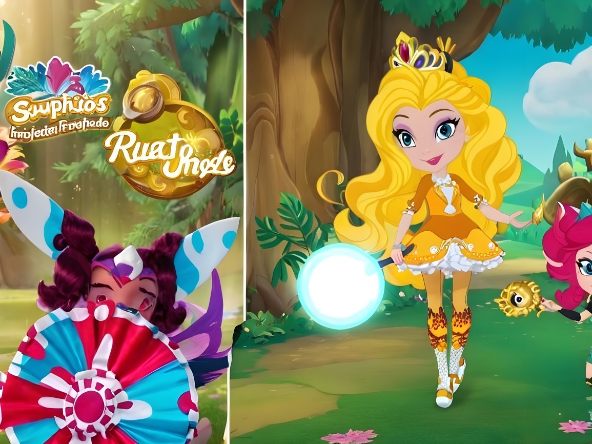 Colorful Animated Characters in a Whimsical Forest