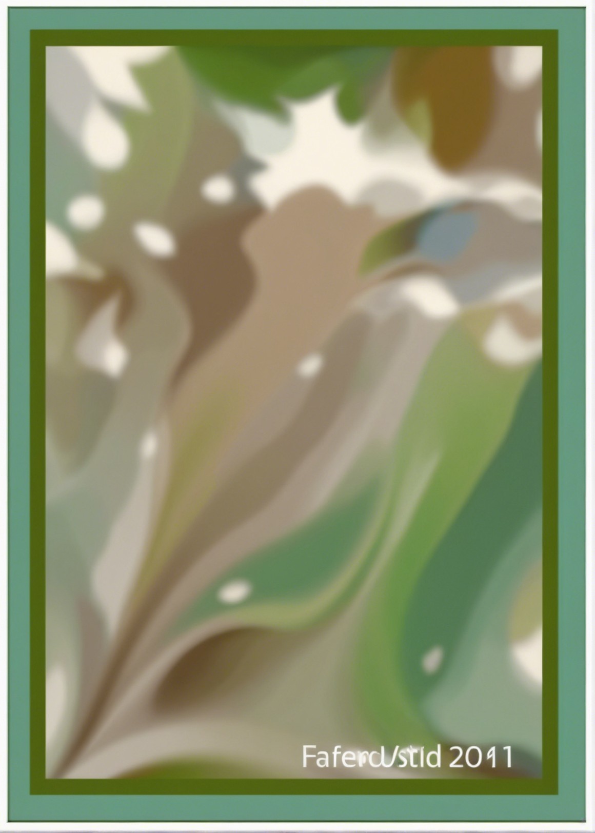 Abstract Composition with Earthy Tones and Curves