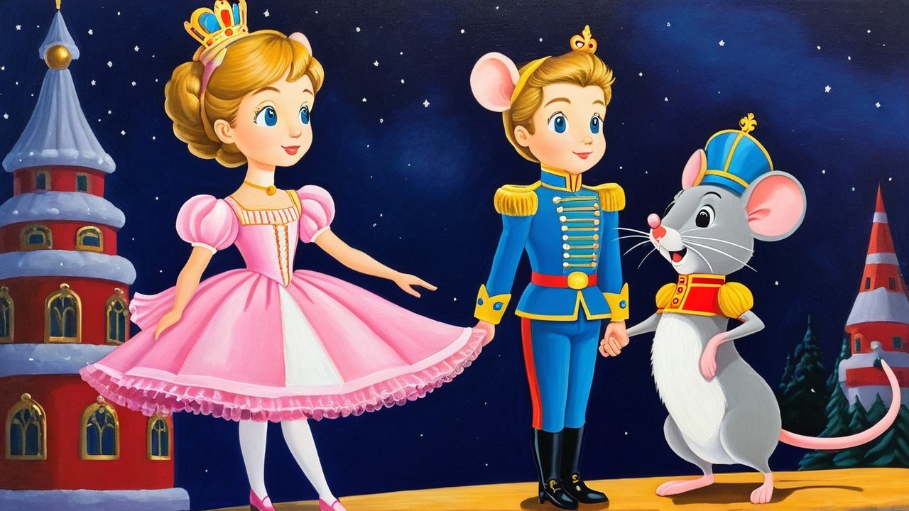 Charming Cartoon Characters from The Nutcracker Ballet