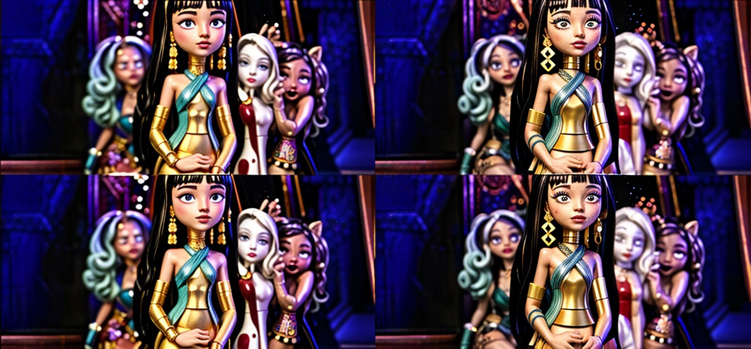 Animated Character Design of an Ancient Queen Figure