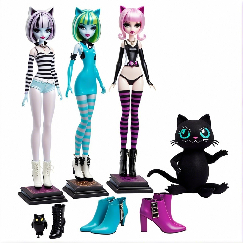 Stylish Dolls with Unique Outfits and Accessories