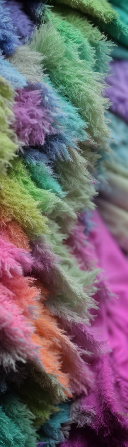 Vibrant Pastel Textured Fabrics in Soft Hues