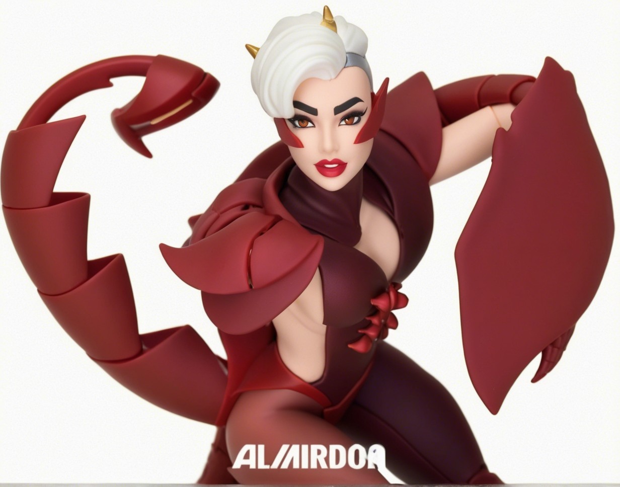 Stylized Action Figure of Fierce Character with Claws