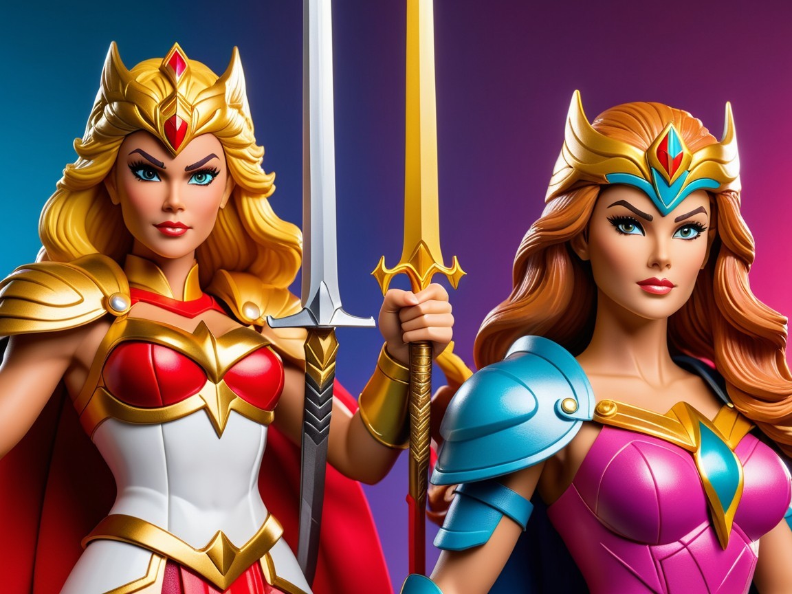 Intricately Designed Warrior Action Figures Description