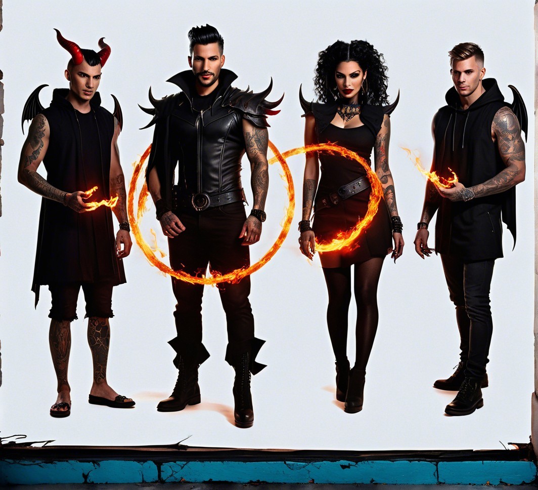 Dark Fantasy Theme with Gothic-Inspired Outfits