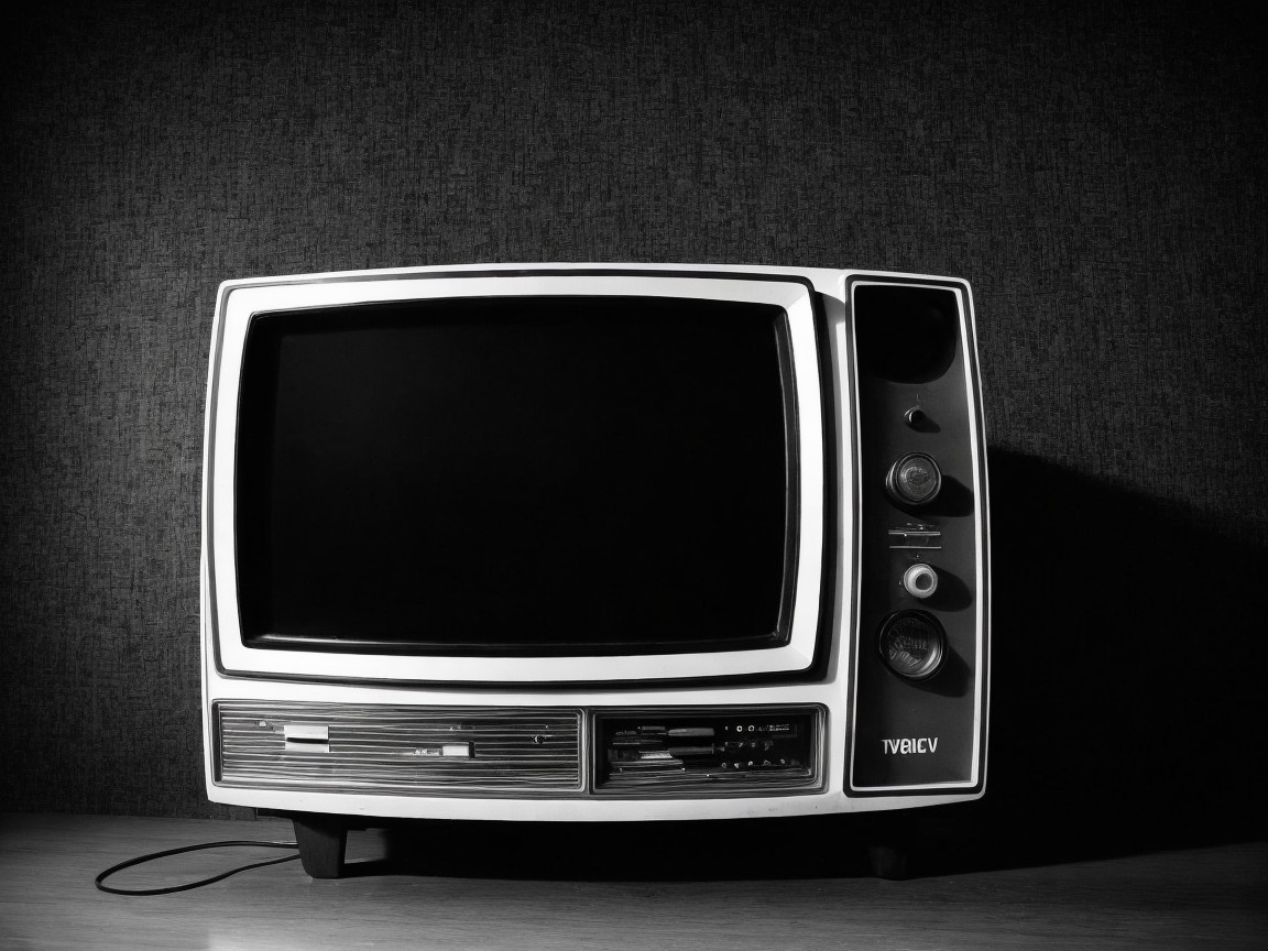 Classic Vintage Television Set with Retro Design