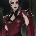 Stylized Action Figure of Confident Female Character