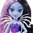 Enchanting Doll with Blue Skin and Skeletal Wings