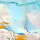 Whimsical Scene of Women in an Elegant Carriage