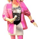 Glamorous Fashion Doll in Vibrant Pink Outfit