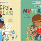 Whimsical Book Covers of Alice in Wonderland and Nutcracker