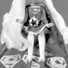 Fashion Doll in Elegant Starry Outfit with Accessories