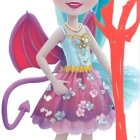 Whimsical Character with Pastel Blue Hair and Accessories