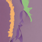 Abstract Composition of Colorful Human Profiles
