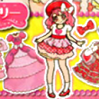 Charming Character in Pink Outfit with Dress Illustrations
