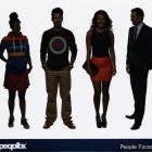 Diverse Group of Individuals in Modern Fashion Styles