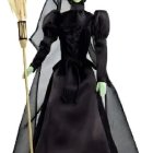 Stylish Witch Doll with Turquoise Hair and Elegant Gown