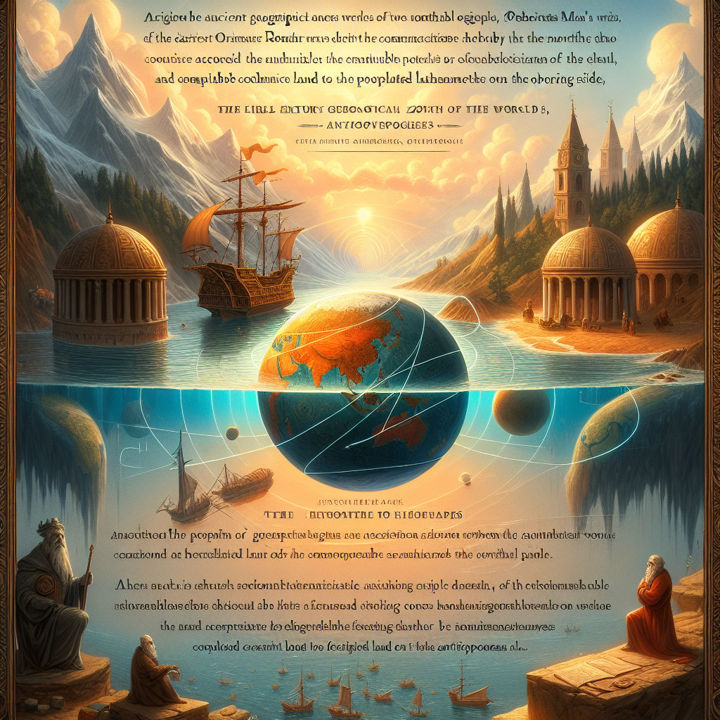 Vintage World Map with Whimsical Geographies